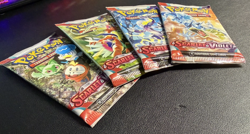 Pokemon Scarlet and Violet Base Art Set Factory Sealed x4 booster packs - Image 3