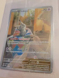 Mimikyu - Pokemon Black Star Promo #075 - Sealed Pokemon Center Exclusive Stamp - Image 3