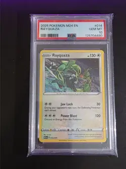 2025 POKEMON M24 EN-MCDONALD'S COLL #014 RAYQUAZA PSA 10 - Image 1