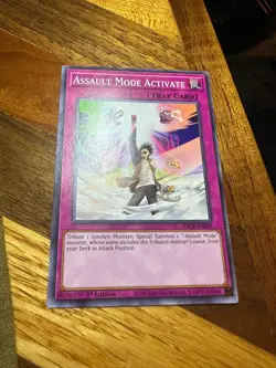 Assault Mode Activate SDCK-EN039 1st Edition Common LP + BONUS - Image 1