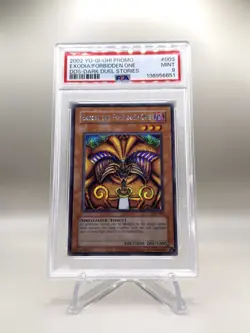 PSA 9 Mint!! Exodia the Forbidden One (Dark Duel Stories) DDS-003 YuGiOh! - Image 1