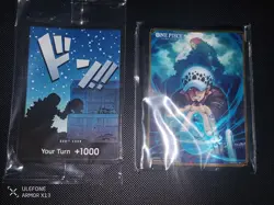 One Piece Gum-Gum Devil Fruit Collection Vol. 3 Promo Card And Card Sleeves NM/M - Image 1
