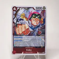 One Piece Premium Booster The Best Vol. 2 Koby #PRB02-001 RARE NM - Image 1