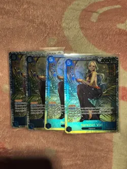 4x Nefeltari Vivi SR Playset EB03-024 ENGLISH One Piece Heroines (Near Mint) - Image 1