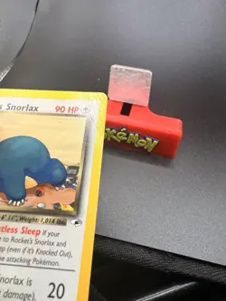 Rocket's Snorlax 033/132 Rare Gym Heroes Pokemon Card MP - Image 2
