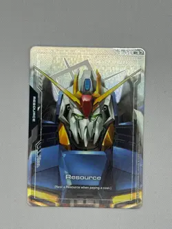 Gundam Card Game TCG Dual Impact Resource Zeta Gundam R-018 C+ NM - Image 1