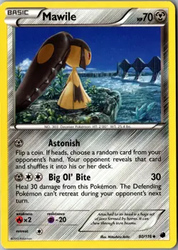 Mawile 80/116 Uncommon Plasma Freeze LP Pokemon Card - Image 1