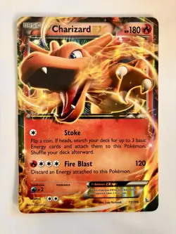 Pokemon Charizard EX 011/106 Promo Holo Jumbo Basic Pokemon TCG Card - Image 1