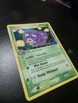 Pokemon Weezing Card 33/113 EX Delta Species Reverse Holo Stamped - Image 1