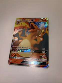 Pokemon TCG Charizard GX Holo Ultra Rare Card Hidden Fates 9/68 Battle Academy - Image 1