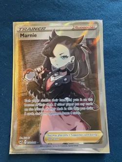 Pokemon Marnie Full Art Card Ultra Rare 200/202 Sword & Shield - Image 1