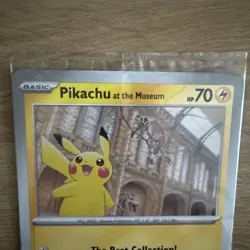Pokemon Pikachu At The Museum Promo Card Sealed - Image 3