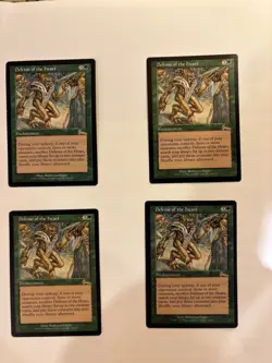 Defense of the Heart Urza's Legacy Regular NM-MP X4 - Image 1