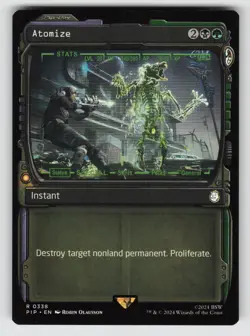 Atomize (Showcase) *Non-Foil* PIP 338 NM - Image 1