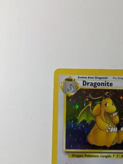 Dragonite 4/62 Fossil Holo Vintage Pokemon Card MP - Image 1