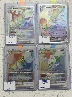 Rare Rainbow Pokemon Card Lot - Image 1