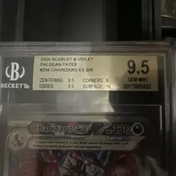 Pokemon SV: Paldean Fates Charizard ex 234/091 SIR Holo Beckett 9.5 2024 - Image 4