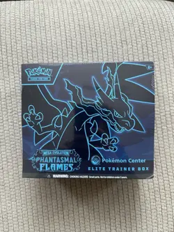 Pokemon Phantasmal Flames Pokemon Center ETB Elite Trainer Box Sealed New - Image 2