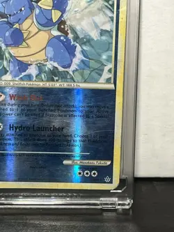 Pokemon TCG Blastoise 13/95 Unleashed Reverse Holo Foil Rare HP-DMG - Image 3