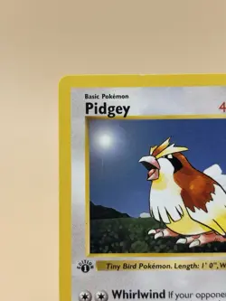 1999 Pokemon Pidgey 57/102 1st Edition Shadowless Vintage Base Set TCG - Image 3