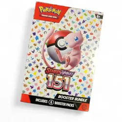Pokemon Scarlet & Violet 151 Booster Bundle 6-Pack Factory-Sealed English - Image 1