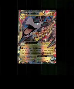 FAN-ART READ DESCRIPTION BELOW HOLO Aerodactyl Card Aerodactyl Pokemon Card p2 - Image 1