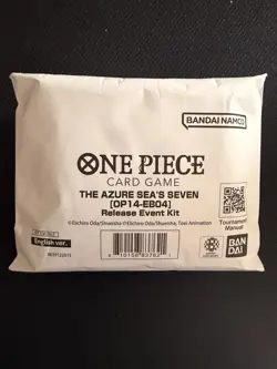 One Piece Card Game: The Azure Sea's Seven - Release Event Kit (Op-14) - Image 1