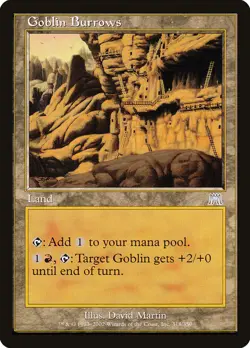 MTG Goblin Burrows ** Onslaught ** English (NM) - Image 1