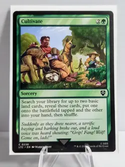 X 1 Cultivate NM-M Lord of the Rings Commander Tales of Middle-Earth MTG - Image 1