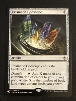 1x Prismatic Geoscope (055) The List - Reprints LP MTG Magic the Gathering x1 - Image 1