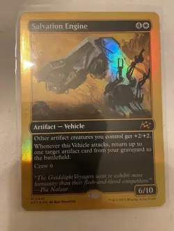 Salvation Engine 0431 ~ First-Place **Foil** Mythic NM MTG Aetherdrift - Image 2
