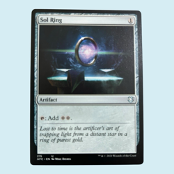 Sol Ring, Forgotten Realms Commander, NM, Magic the Gathering MTG - Image 1
