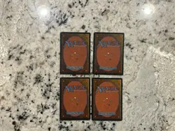 Blue Elemental Blast x4 Magic the Gathering Revised Blue Elemental Blast Played - Image 2