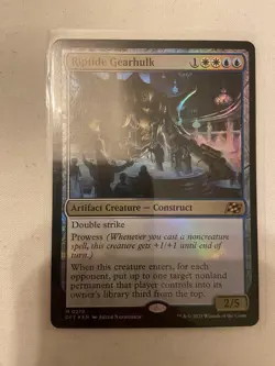 Riptide Gearhulk 0219 ~ Foil Mythic NM MTG Aetherdrift - Image 2