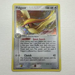 Pokemon Pidgeot TCG Holo Rare Card FireRed/LeafGreen, 10/112 LP - Image 1