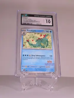Pokemon Feraligatr Illustration Contest Winner Promo CGC 10 #213 Scarlet & Viol… - Image 1