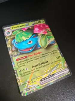 Carte Pokemon Florizarre EX 001/142 SCR Couronne Stellaire FR NEUF - Image 2