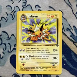 Jolteon 20/64 Jungle Regular NM near mint clean 1999 pokemon game - Image 1