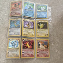 Pokemon TCG Vintage Rare Card Lot 18 Cards, 1st editions, shadowless, base set - Image 1
