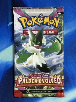 Pokemon 2023 Scarlet & Violet Paldea Evolved Booster Pack Lot X5 Artset SV Nm M - Image 4