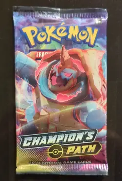 🔥Pokemon TCG Champion's Path Booster Pack (4 packs) Art Set Gardevoir Alcremie - Image 5