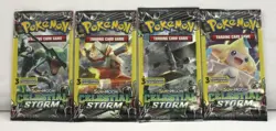 Pokemon TCG SM Celestial Storm 3-Card Mini Booster Packs Art Set Lot of 4 SEALED - Image 1