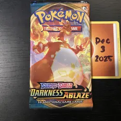 POKEMON DARKNESS ABLAZE - 4x Booster Packs - Art Set - Factory Sealed - TCG - Image 3