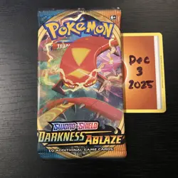 POKEMON DARKNESS ABLAZE - 4x Booster Packs - Art Set - Factory Sealed - TCG - Image 5