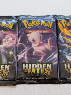 Pokemon Hidden Fates Booster Pack x4 Complete Art Set – Factory Sealed - Image 4