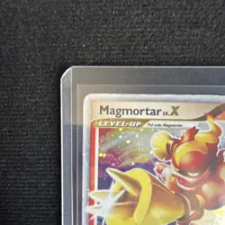 Pokemon Magmortar LV.X Mysterious Treasures 123/123 Rare Holo HP 130 2007 EN - Image 3