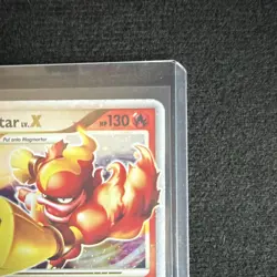 Pokemon Magmortar LV.X Mysterious Treasures 123/123 Rare Holo HP 130 2007 EN - Image 4