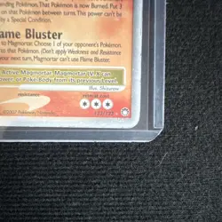 Pokemon Magmortar LV.X Mysterious Treasures 123/123 Rare Holo HP 130 2007 EN - Image 5