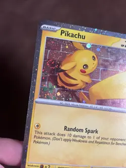 Pokemon Pikachu Cosmos Holo Promo 051/162 NM Swirl - Image 4