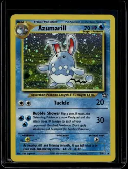 Pokemon TCG Azumarill 2/111 Neo Genesis Holo Rare NM/LP - Image 1